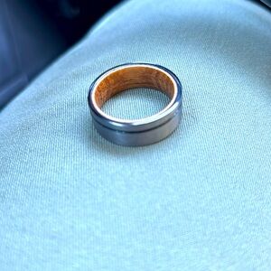 Men’s tungsten ring. Minimalist design